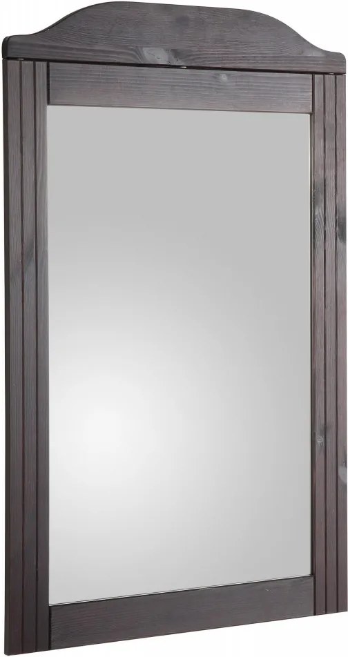 Nástenné zrkadlo Filio, 80 cm, tmavohnedá