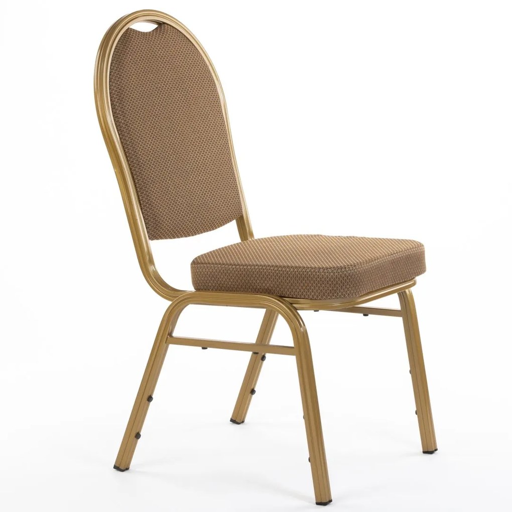 ELEGANT BROWN ČALÚNENÁ STOLIČKA brown