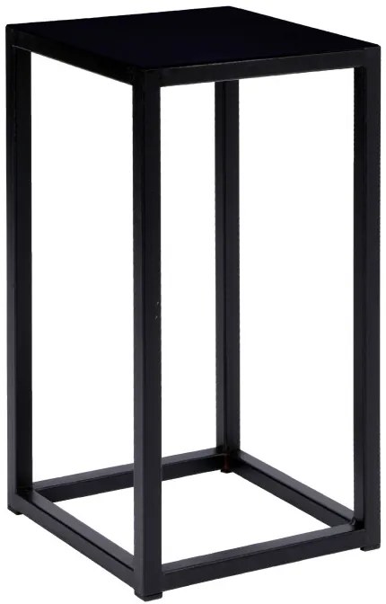Stojan na kvety PIATTO LOFT čierny 40 cm