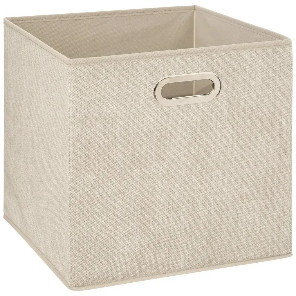 Úložný box Simple, 31x31x31 cm, béžová