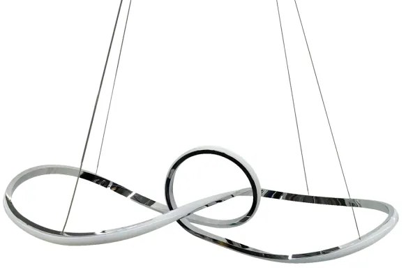 LED Luster na lanku MARCO LED/42W/230V lesklý chróm