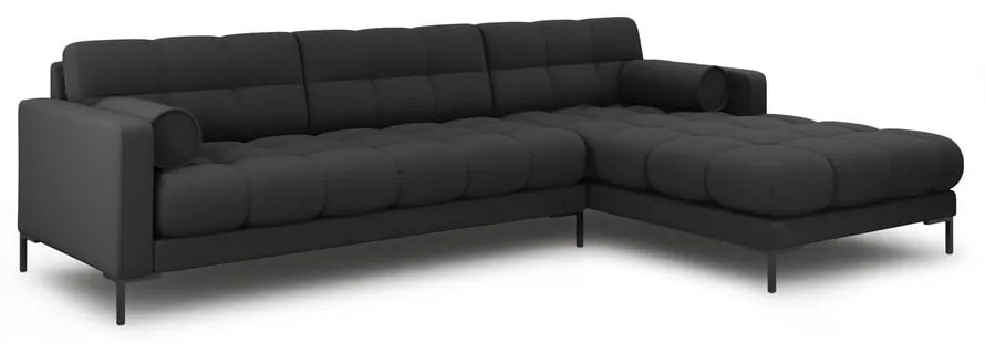 Tmavosivá rohová pohovka (pravý roh) Bali – Cosmopolitan Design