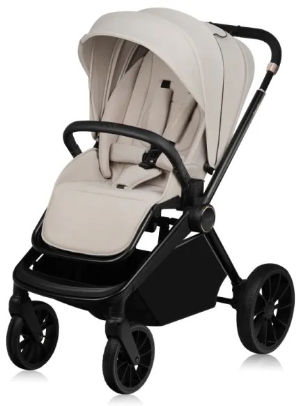 Lionelo - Kombinovaný kočík 3 v 1 MIKA PLUS pieskovo-béžový