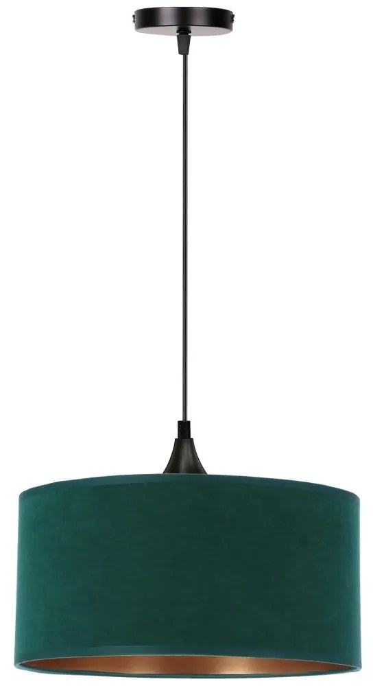 Luster na lanku MALOTO 1xE27/60W/230V zelená