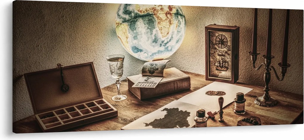 Obraz - cestovateľský stôl (120x50 cm)