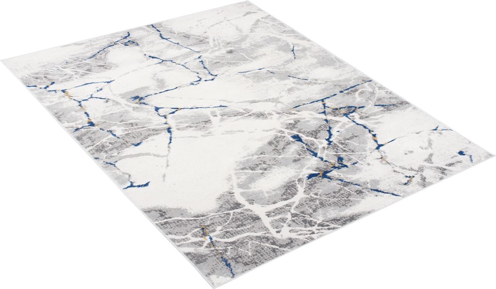 TA Koberec R216B L_GRAY/D_BLUE PORTLAND Rozmer: 120x170 cm