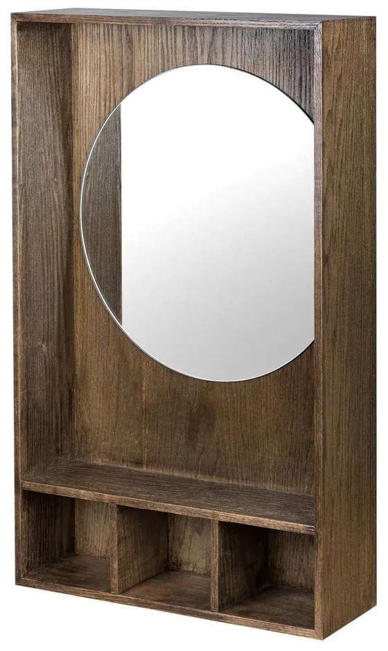 Hnedý vešiakový panel z dubového dreva 40x65x11,5 cm Show Me – Mette Ditmer Denmark