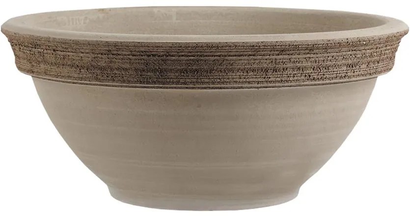 Žardiniéra ciclamino vulcano keramická šedá d28 cm