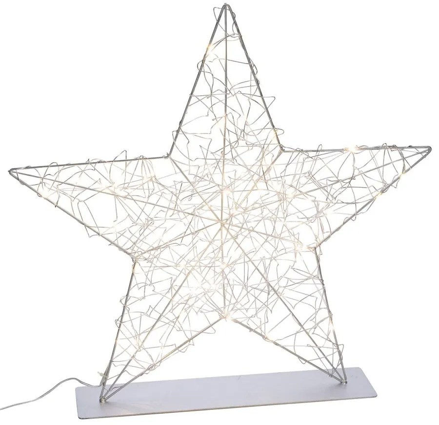 Kovová svietiaca LED hviezda Ego Dekor