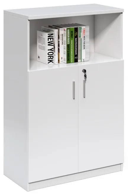 Kancelárska skrinka Houseland Prime Air 01 80 cm biela