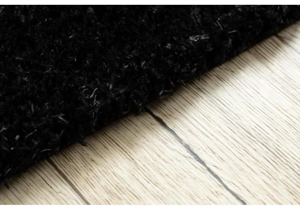 Kusový koberec shaggy Dots antracitový 120x170cm