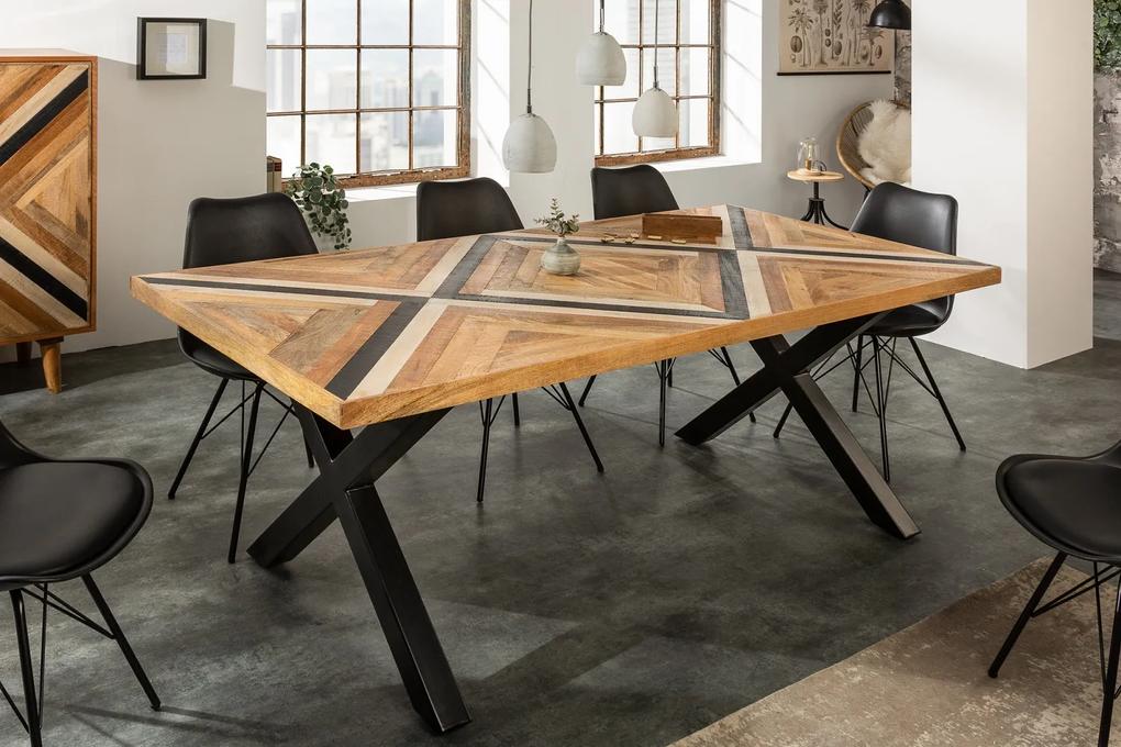 Bighome - Jedálenský stôl BROOKLYN 200 cm - viacfarebná