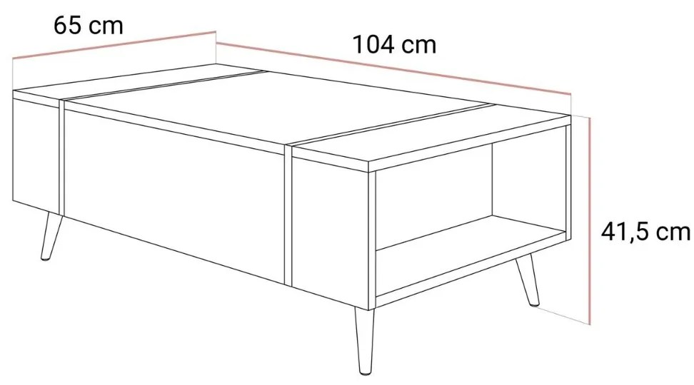 OBÝVACIA STENA / ZOSTAVA SANTINO NA NOŽIČKÁCH KAŠMÍR VYSOKÝ LESK