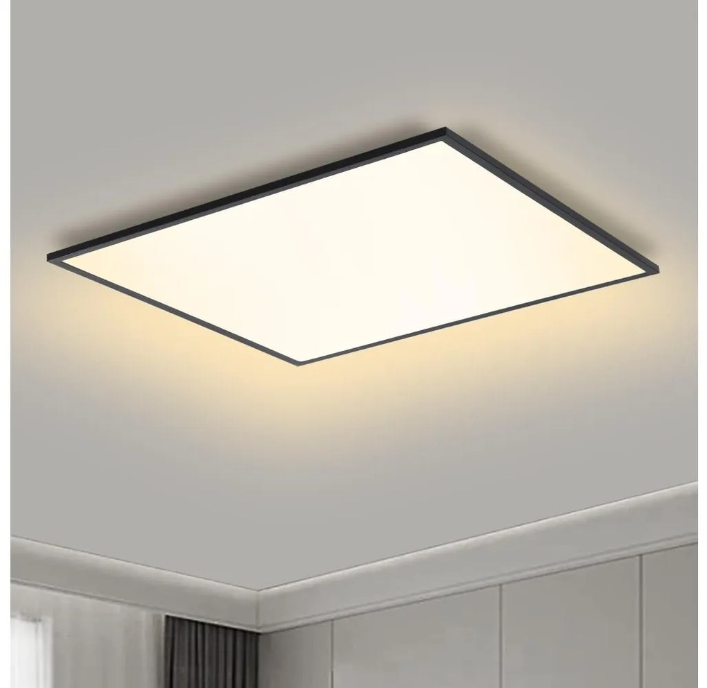 Brilagi - LED Stmievateľné svietidlo SLIMFRAME LED/58W/230V 60x60 cm čierna + DO BG1545