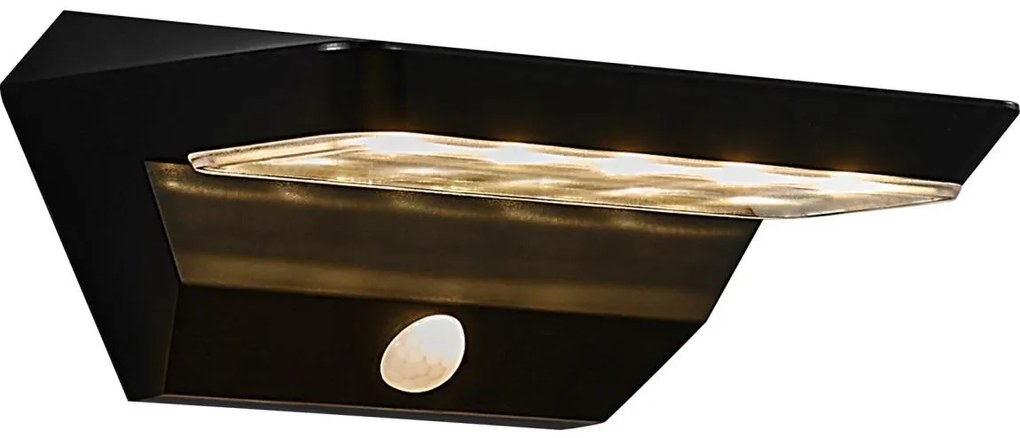 Nordlux - LED solárne nástenné svietidlo s čidlom AGENA LED/5W/3,7V IP44