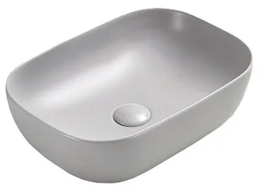 Mexen Rita, umývadlo na dosku 45 x 32 cm, sivá matná, 21084567