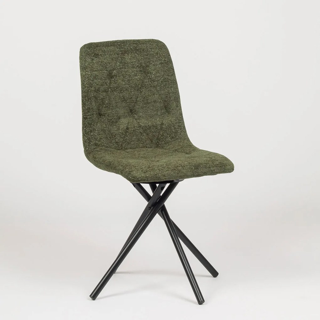 ITTC Stima Otočná stolička LUNA Vyberte látku ->: LUNA raven 78 zelená