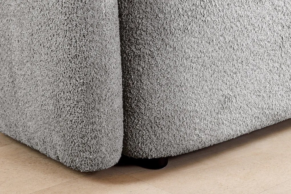 Pohovka ART DECO 200 cm bouclé šedá