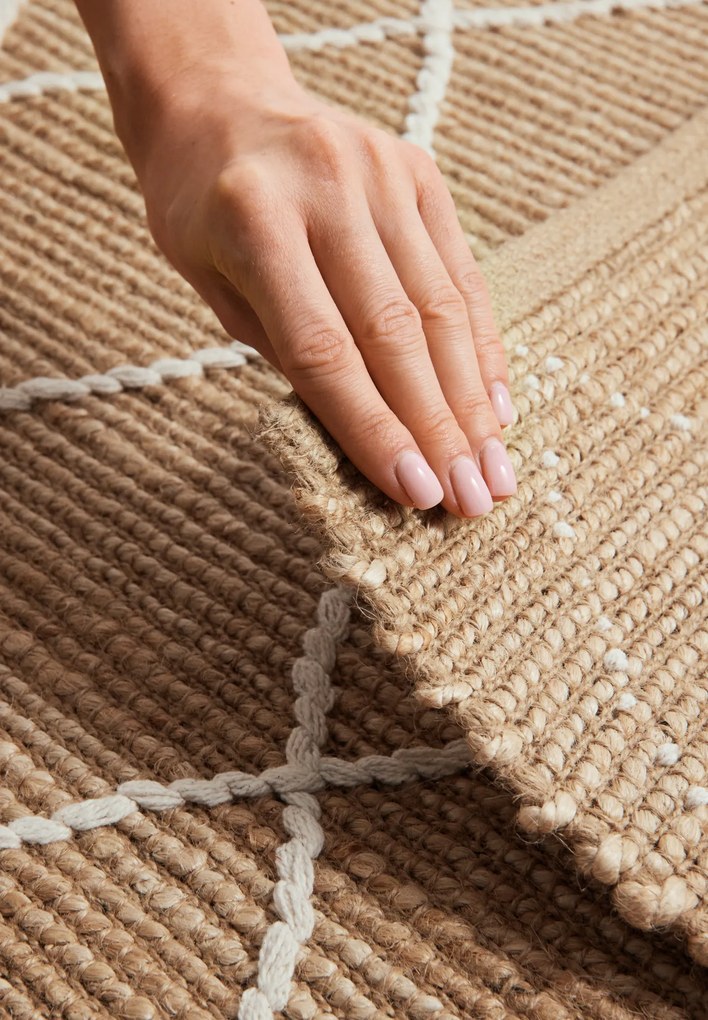 Behúň Kunu 106208 Natural Gold White, 80x200, béžová, chodba / predsieň, Hanse Home