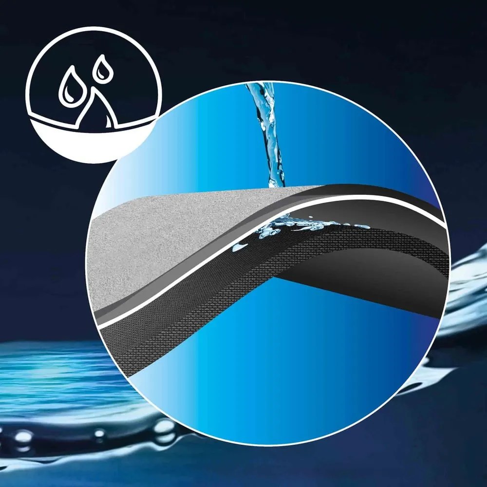 Svetlohnedá kúpeľňová predložka 50x120 cm Angelica – douceur d'intérieur