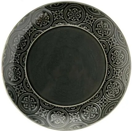 Florina Keramický dezertný tanier Nadine 20 cm, sivá
