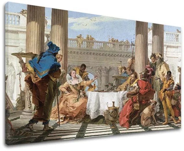 Obraz na plátne Giambattista Tiepolo - Kleopatrina hostina | rôzne rozmery