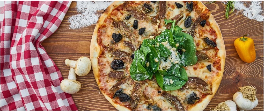 Obraz pizze (120x50 cm)