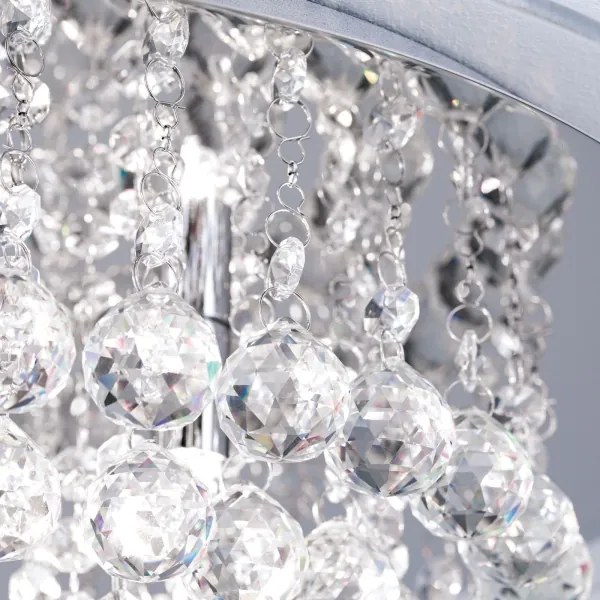 Orion DLU 2378/6/50-Krištáľové str. svietidlo GLORIA 6xG9/40W/230V pr.50 cm chróm