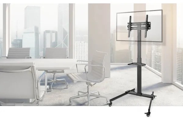 Nedis TVSM5100BK - Podlahový stojan pre TV 32-55" čierna