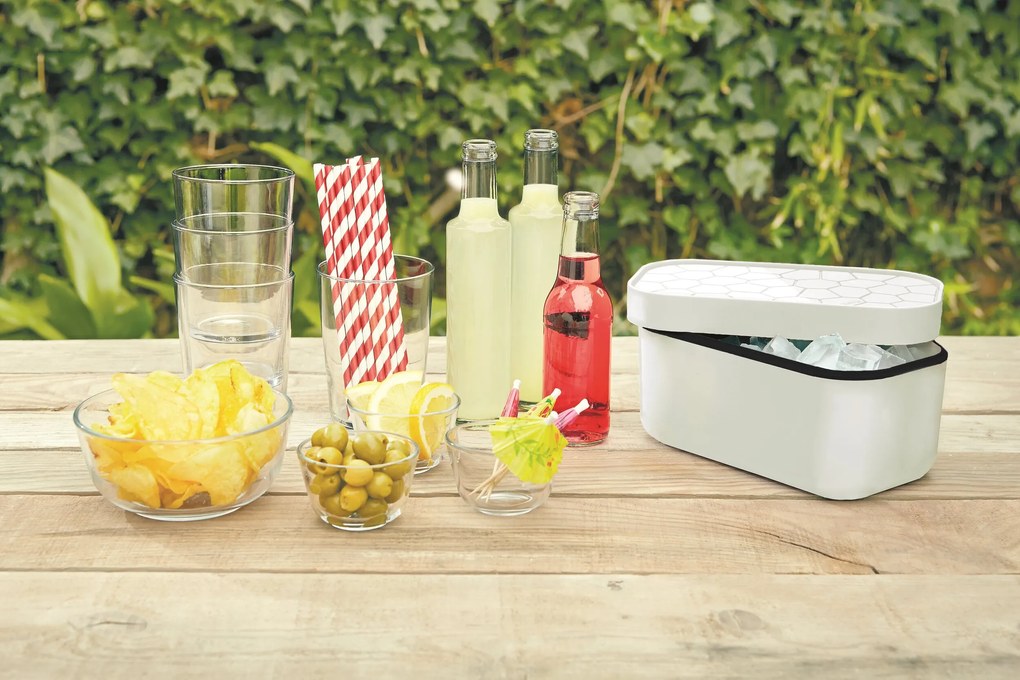Chladiaci box a forma na ľad Ice Box krémový