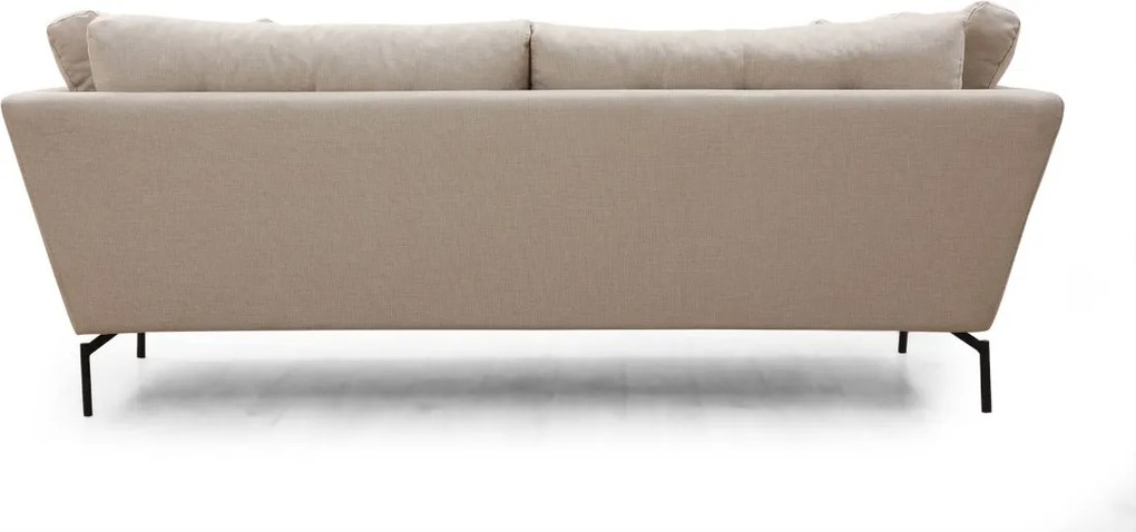 Třímístná pohovka Mapa 214 cm krémová