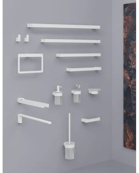 Gedy - Držiak na toaletný papier PIRENEI matná biela