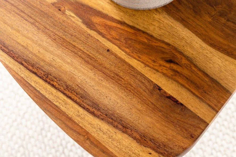 Invicta Interior - Masívna sada príručných stolíkov IPANEMA 60 cm, sheesham, prírodná