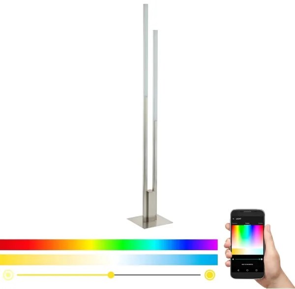 Eglo 33323 - LED RGBW Stmievateľná stojacia lampa FRAIOLI-C LED/34W/230V