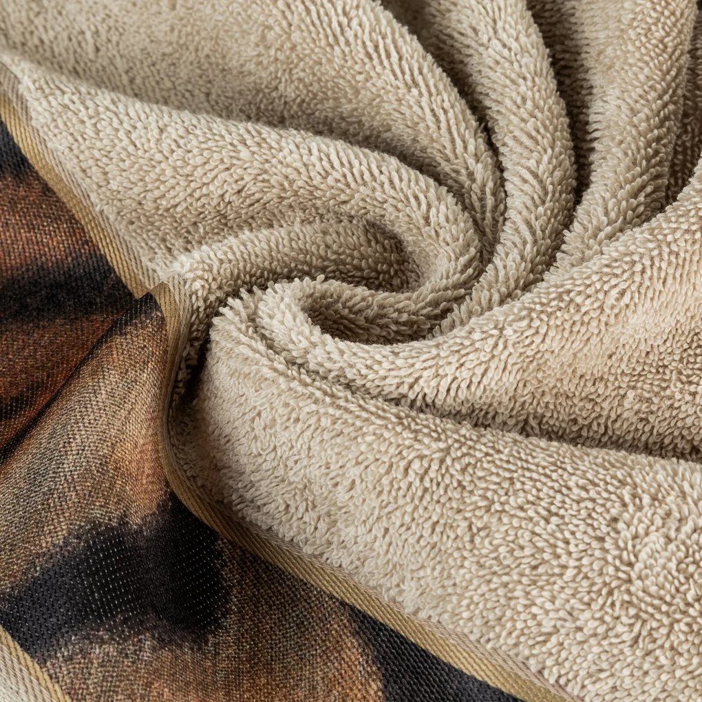 BAVLNENÝ UTERÁK EVA MINGE23 50X90 CM BÉŽOVÁ