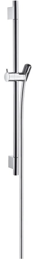 Hansgrohe Unica, S Puro sprchová tyč 650 mm so sprchovou hadicou Isiflex 1600 mm, chrómová, HAN-28632000