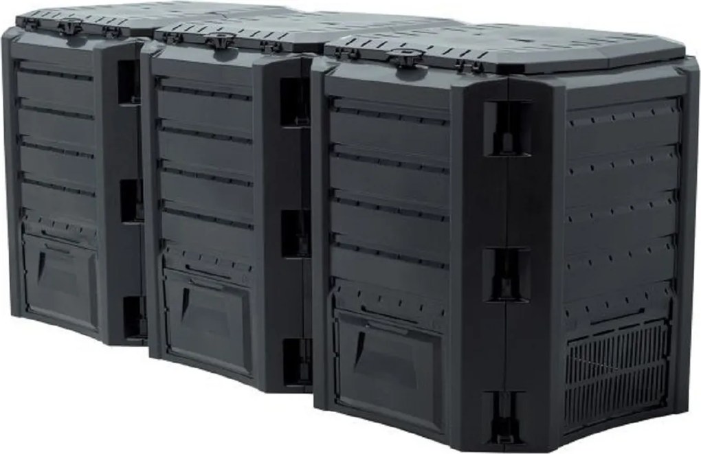 PROSPERPLAST Kompostér MODUL COMPOGREEN čierny 1200l
