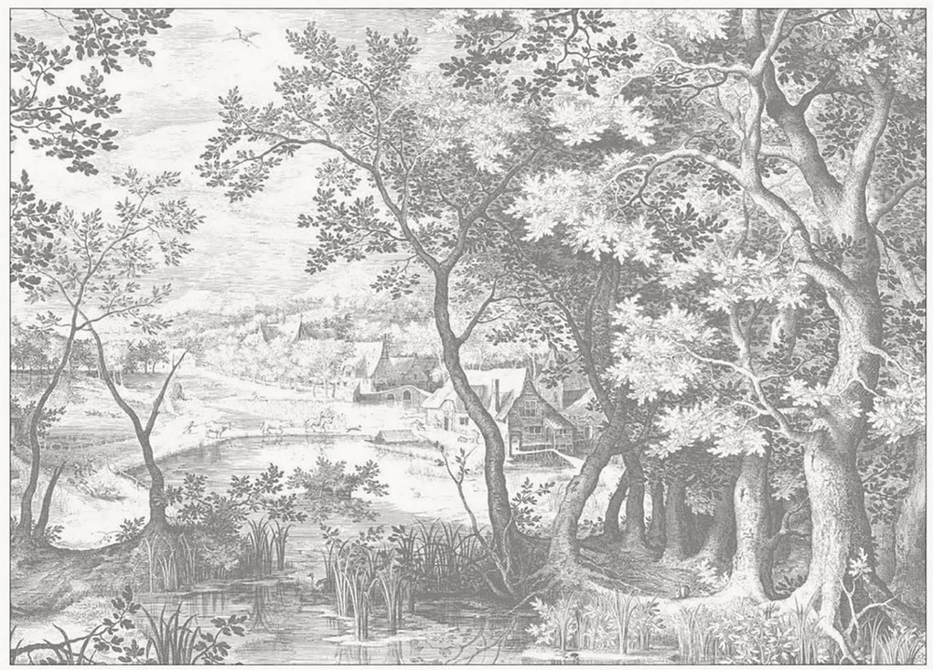 Vliesová tapeta Engraved Landscapes