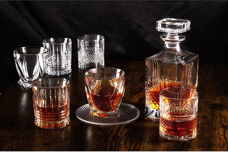 BOHEMIA PRESTIGE ELEGANTE PLATIN WHISKY SADA 1+6 KS