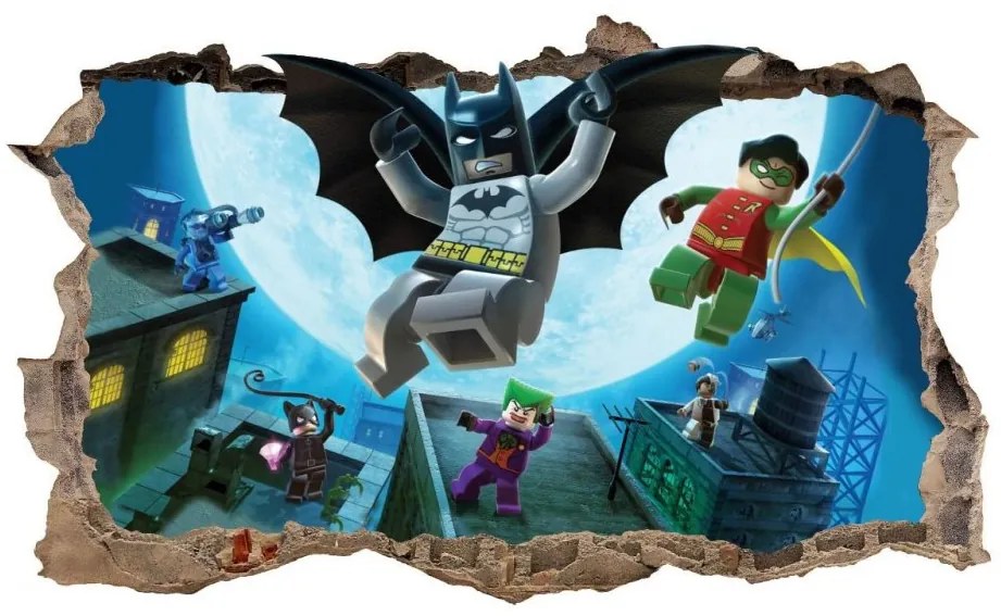 Nálepka na stenu Batman Superhero 47x77cm