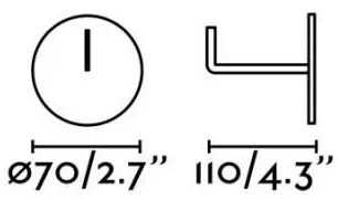 FARO 71556 - Hák pre nástenné svietidlo CAT