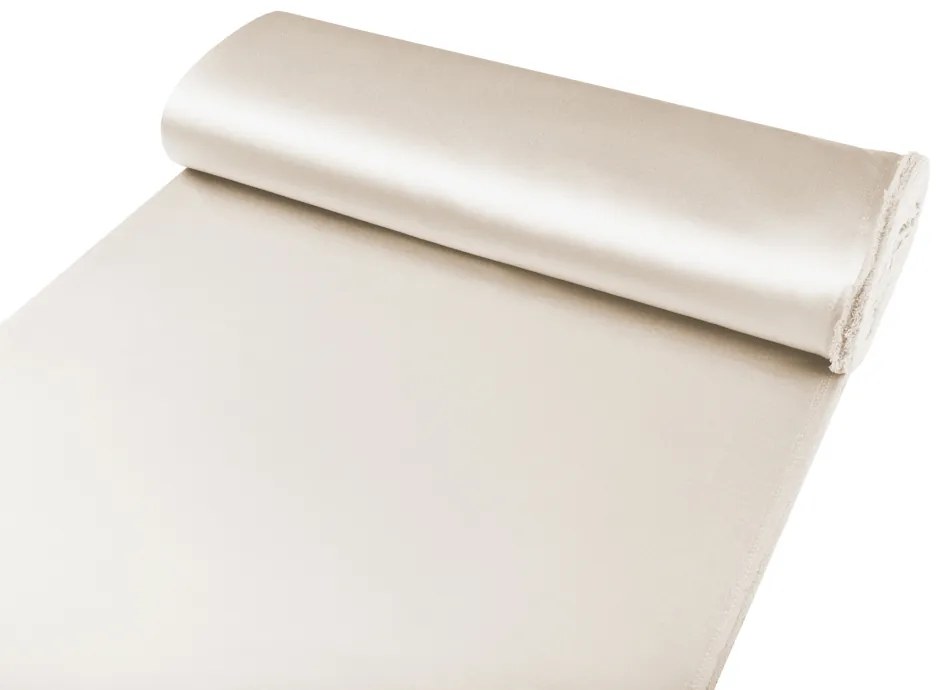 Biante Saténový záves LUX-032 Krémový 140x210 cm
