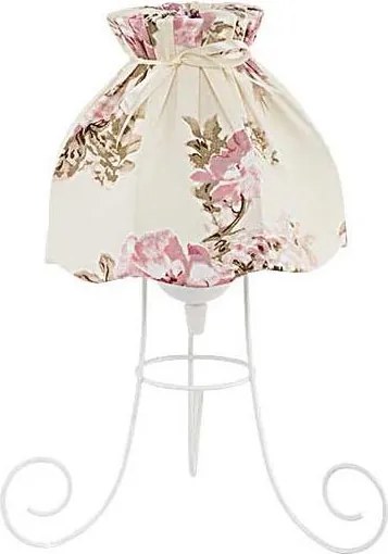 Duolla - Stolná lampa VIOLIN 1xE27/40W/230V pr. 28 cm ruža