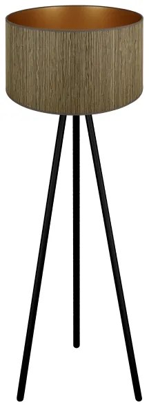 Brilagi - Stojacia lampa BOSTON ROLLER 1xE27/15W/230V hnedá/zlatá