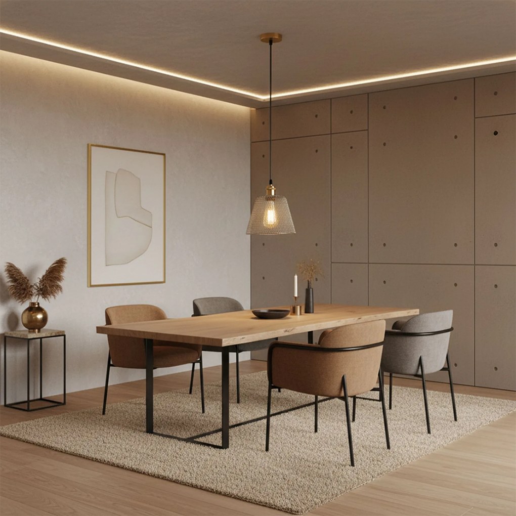 Toolight Toolight, Stropné svietidlo APP946-1CP Set Chrom, chrómová, OSW-03240