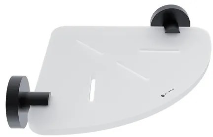 Rohová polička Nimco čierna UNCX20890