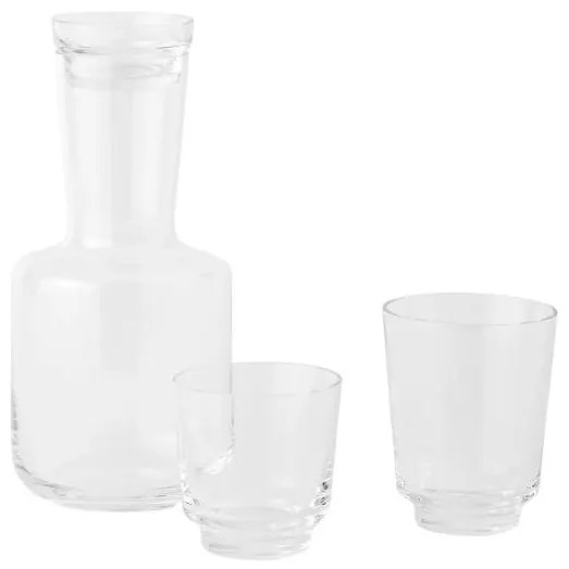 Muuto Poháre Raise 0,3 l, sada 2 ks, clear