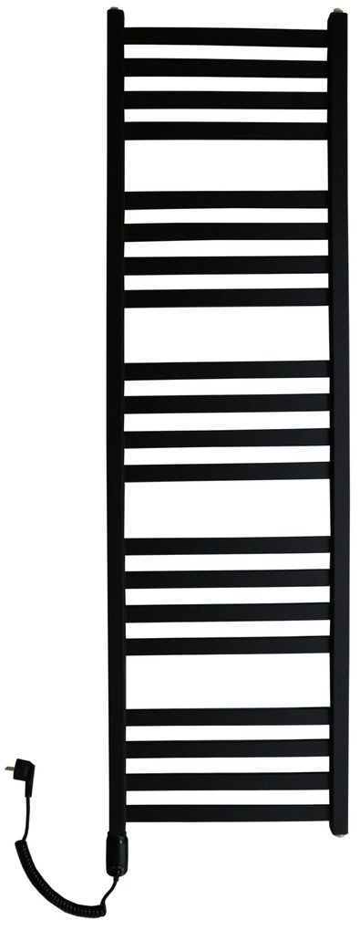 Regnis LOX, vykurovacie teleso 430x1800mm, 715W, čierna matná, LOX180/40/D400/BLACK