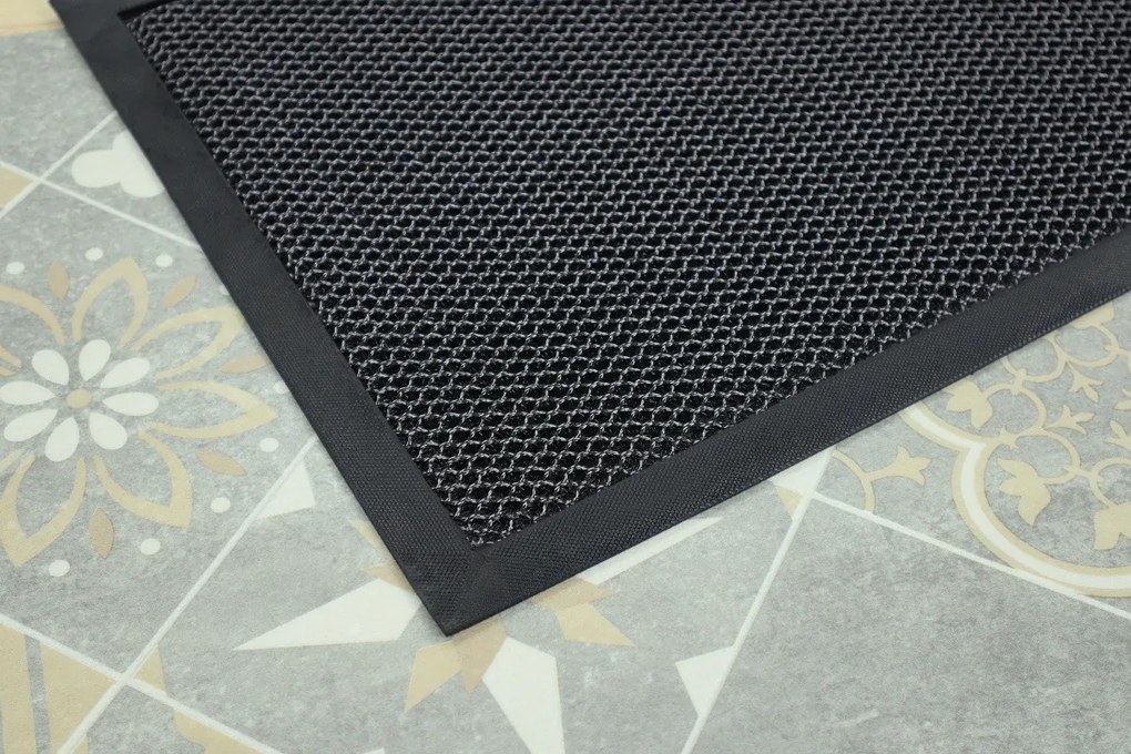 Rohožka Blitz 3D 314 Antracit – na von aj na doma, 45x75, šedá, chodba / predsieň, Hamat