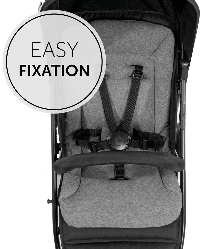 Hauck Podložka do kočíka Liner Charcoal